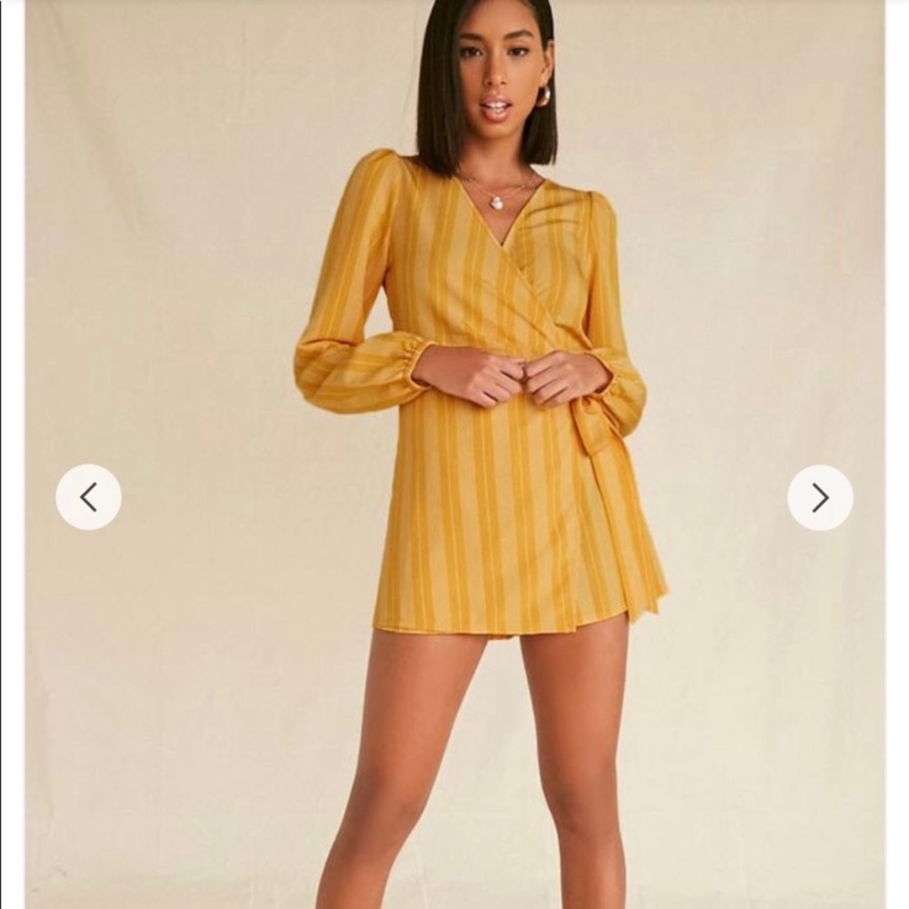 NWT FOREVER 21 STRIPED WRAP ROMPER